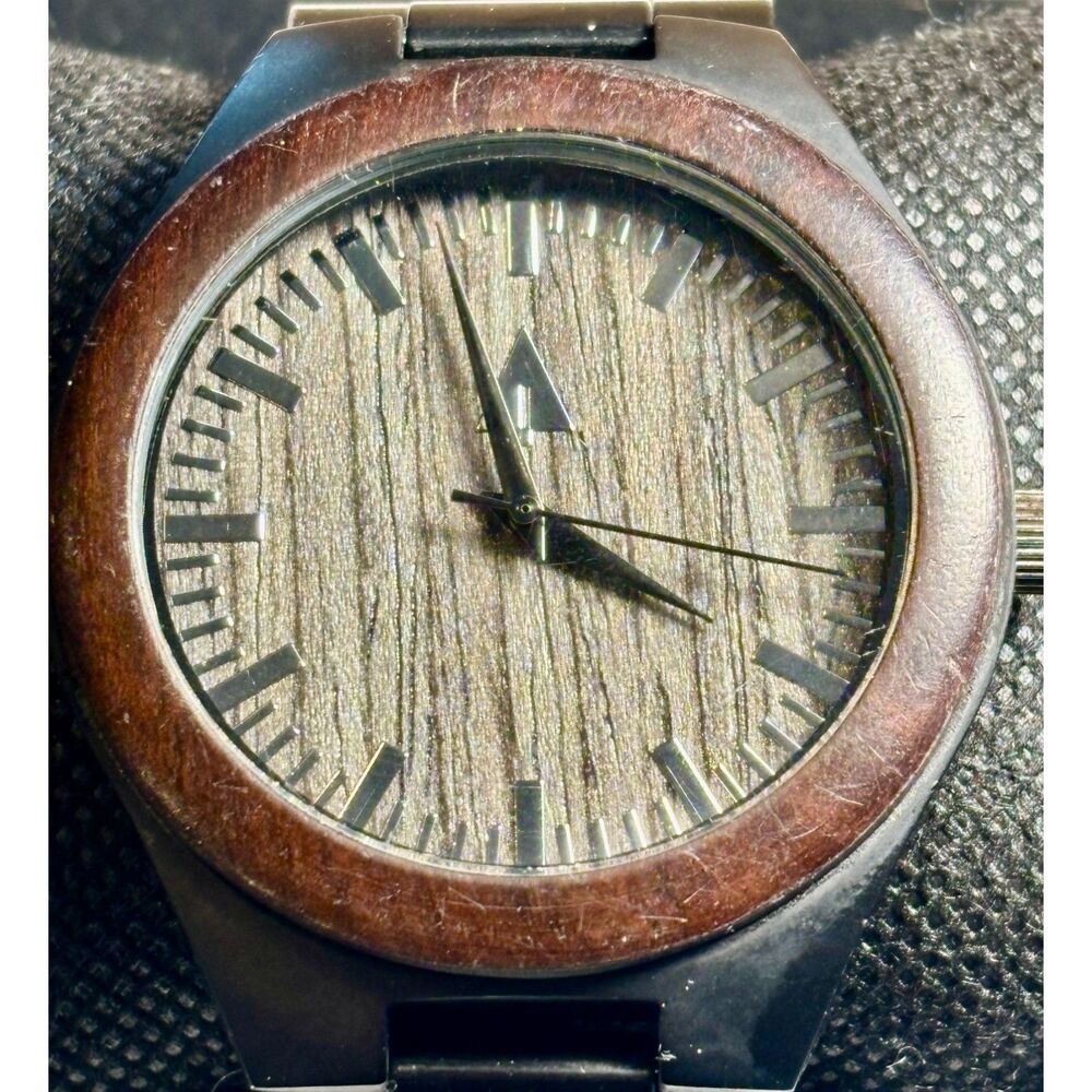 Treehut Classic Zebrawood Ebony Watch